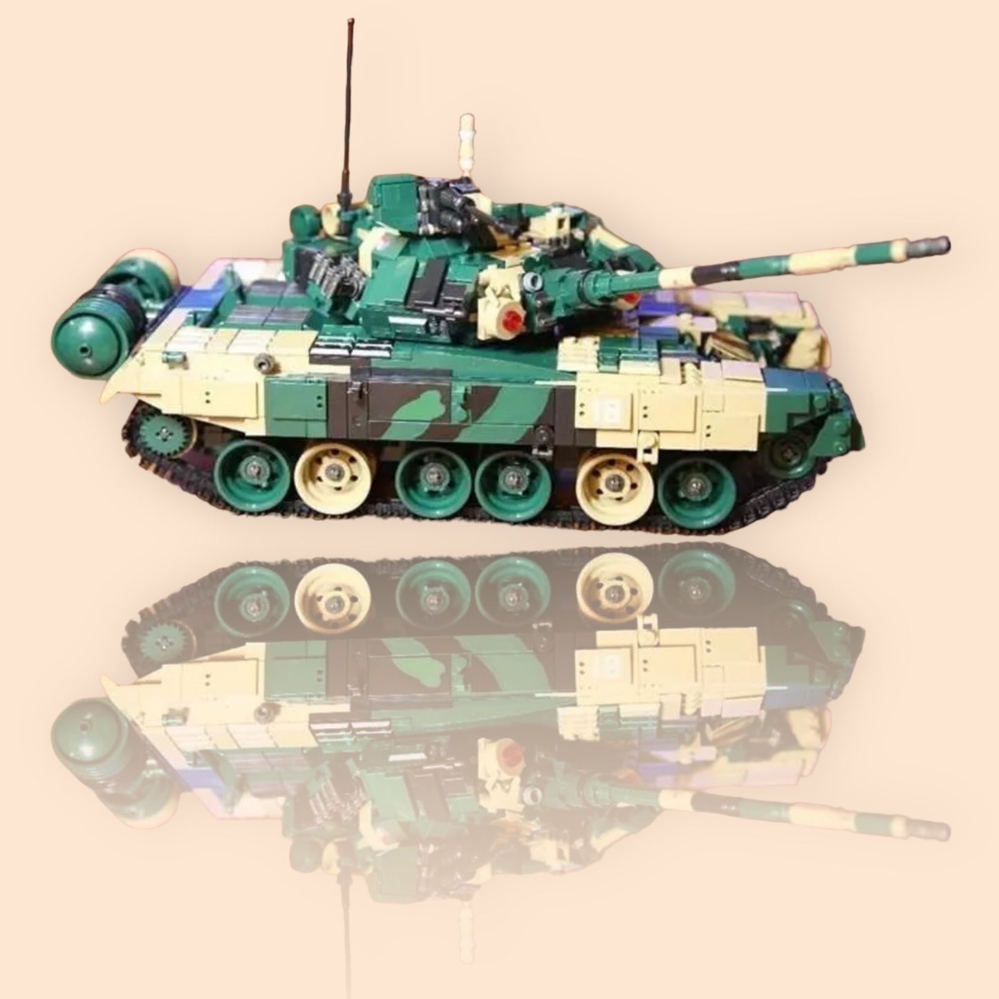 Panlos Bricks Main Battle Tank T-90 - 1773 pcs (model no 632005)