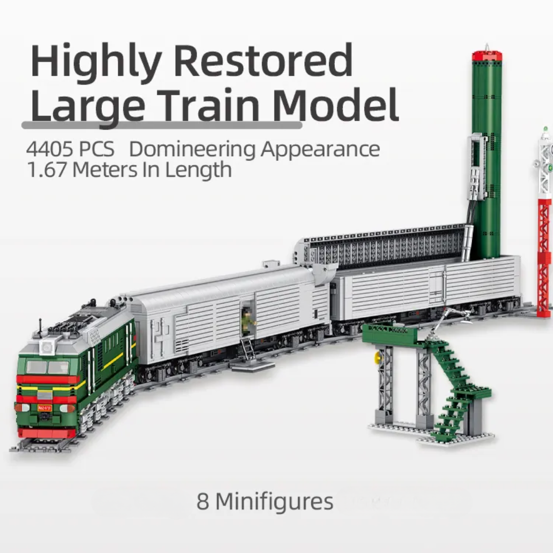 The 'DOOM' Soviet Missile Train - 4,405 pieces