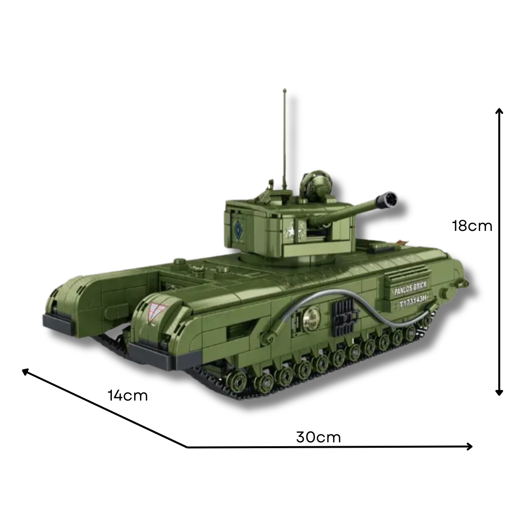 World War II Churchill Infantry Tank - 1,825 pieces