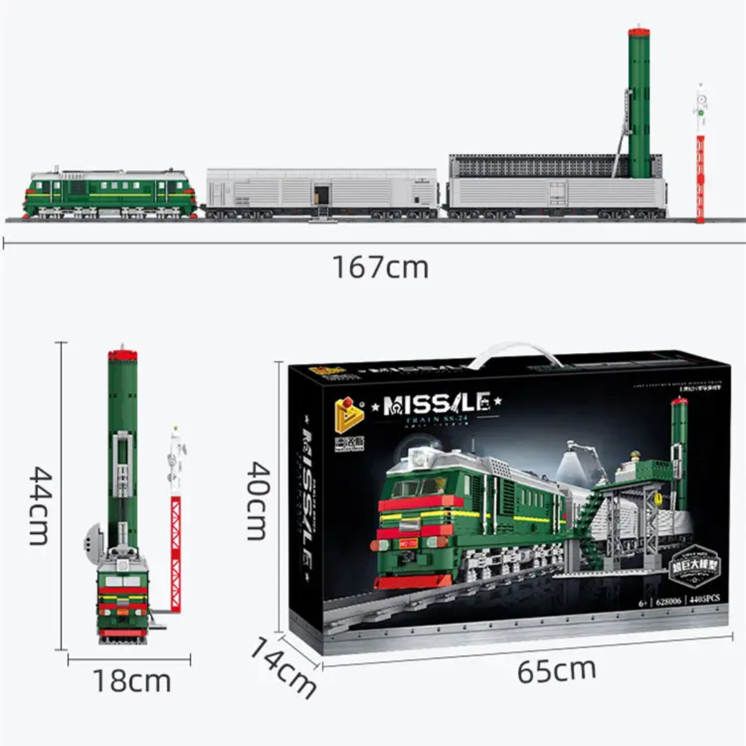 The 'DOOM' Soviet Missile Train - 4,405 pieces