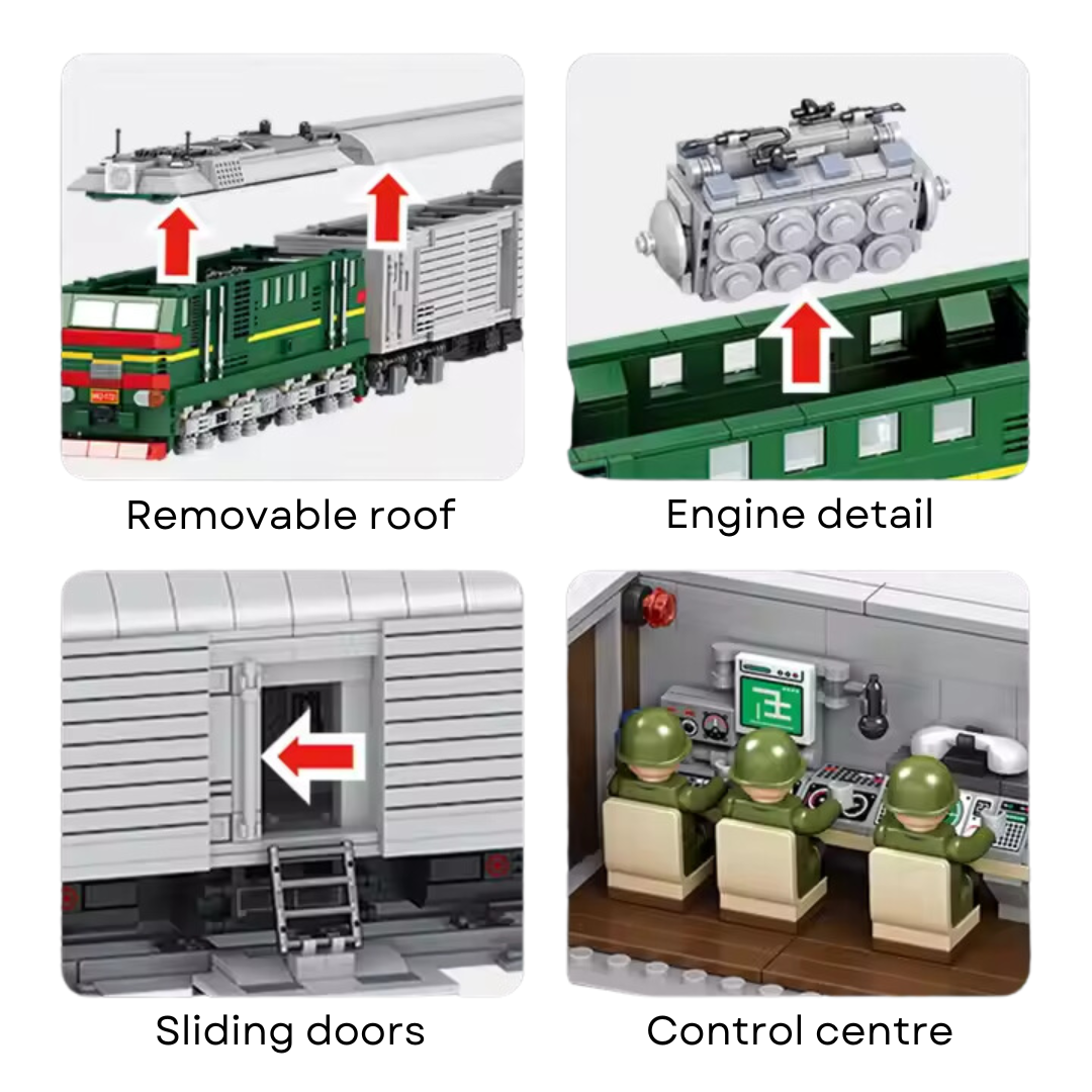 The 'DOOM' Soviet Missile Train - 4,405 pieces