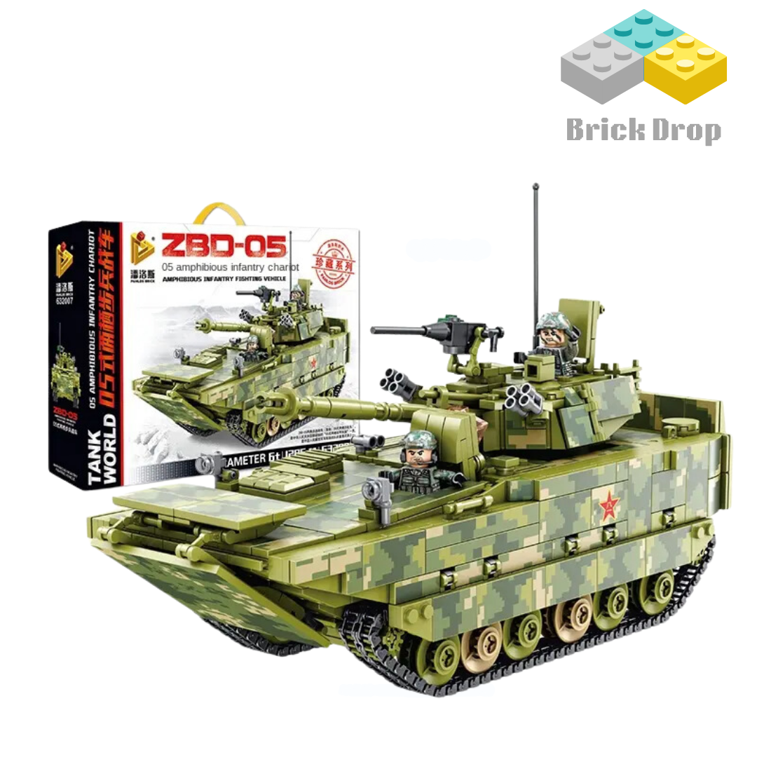 ZBD-05 Amphibious Infantry Fighting Vehicle - 1,285 pieces