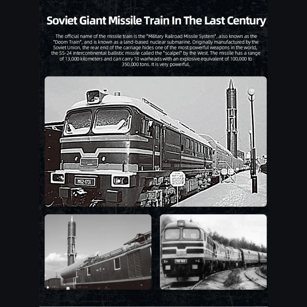 The 'DOOM' Soviet Missile Train - 4,405 pieces