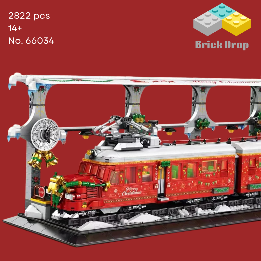 ReoBrix Christmas Train - 2292 pieces