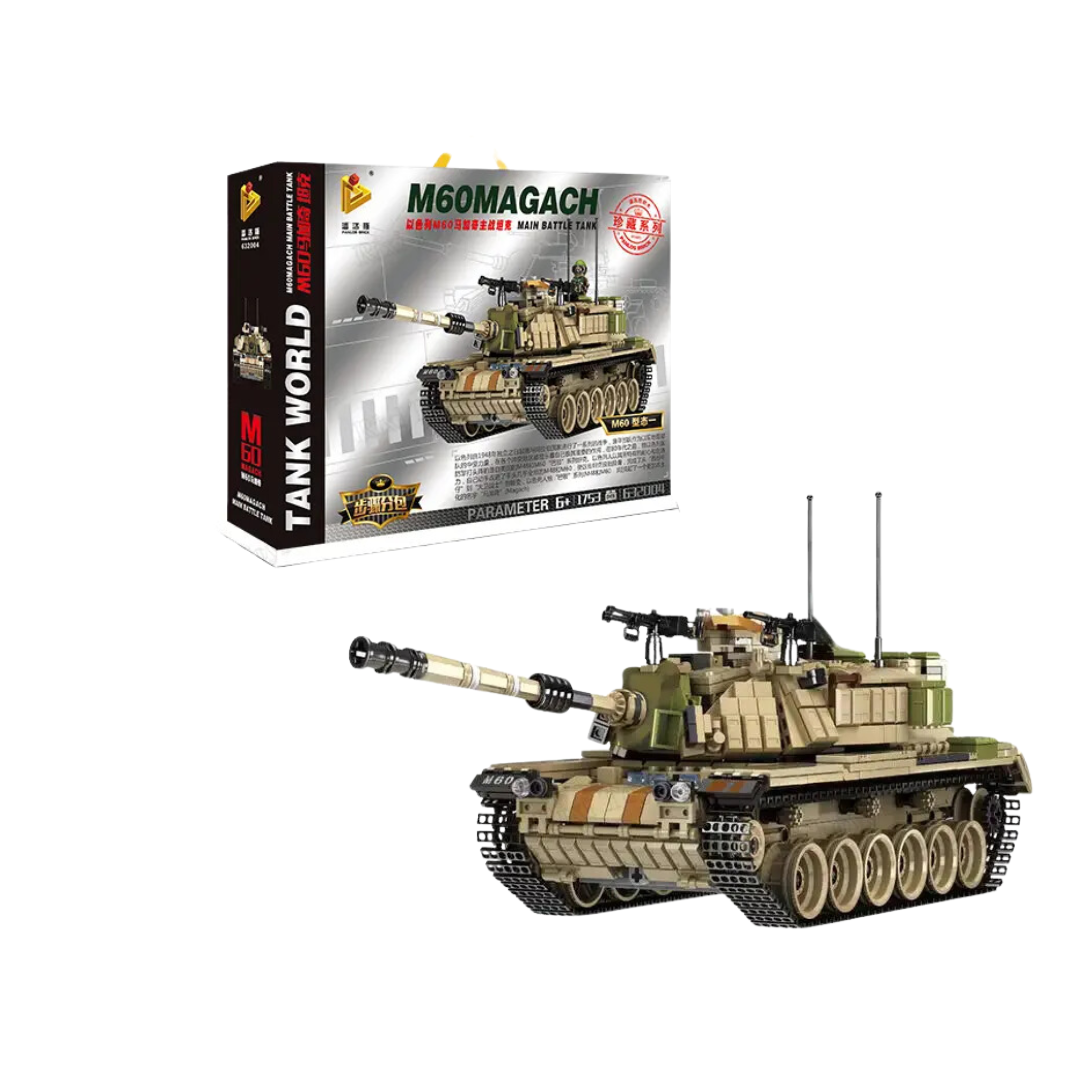 M60 Magach Main Battle Tank Israeli Cold War Tank - 1,753 pieces