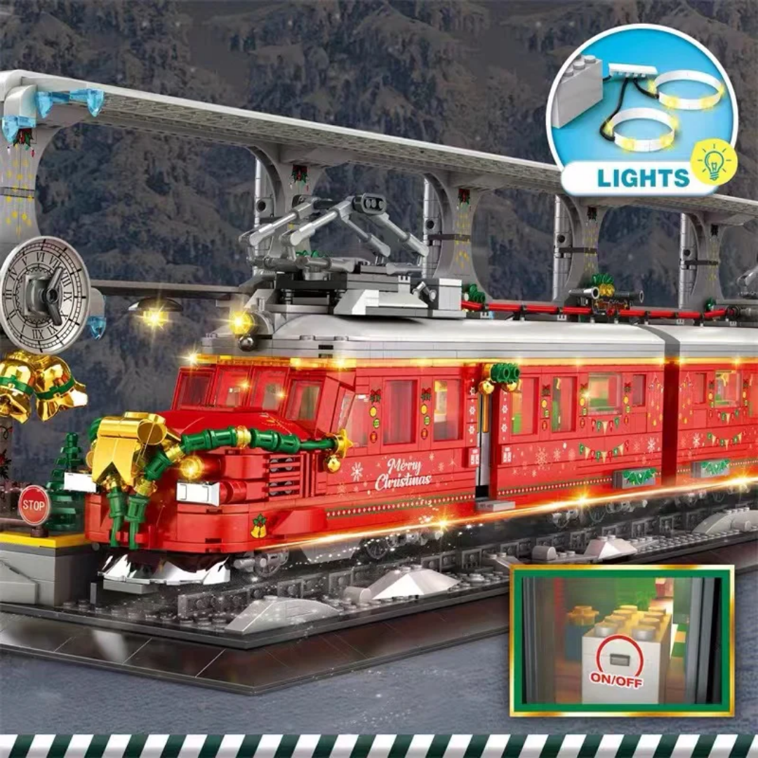 ReoBrix Christmas Train - 2292 pieces