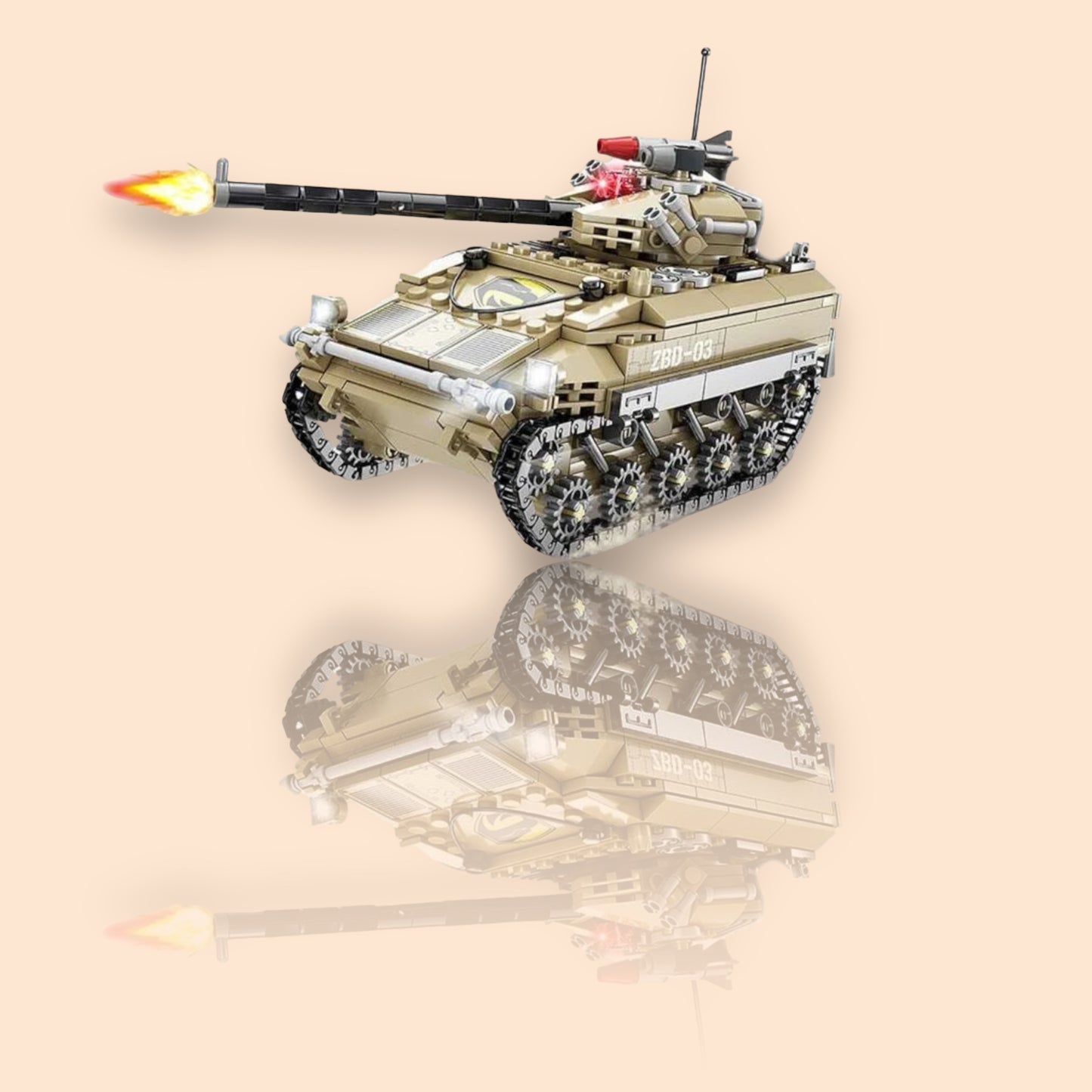 Kazi 'Military Power' SBD 03 Airborne infantry  Tank - KY84080 533pcs