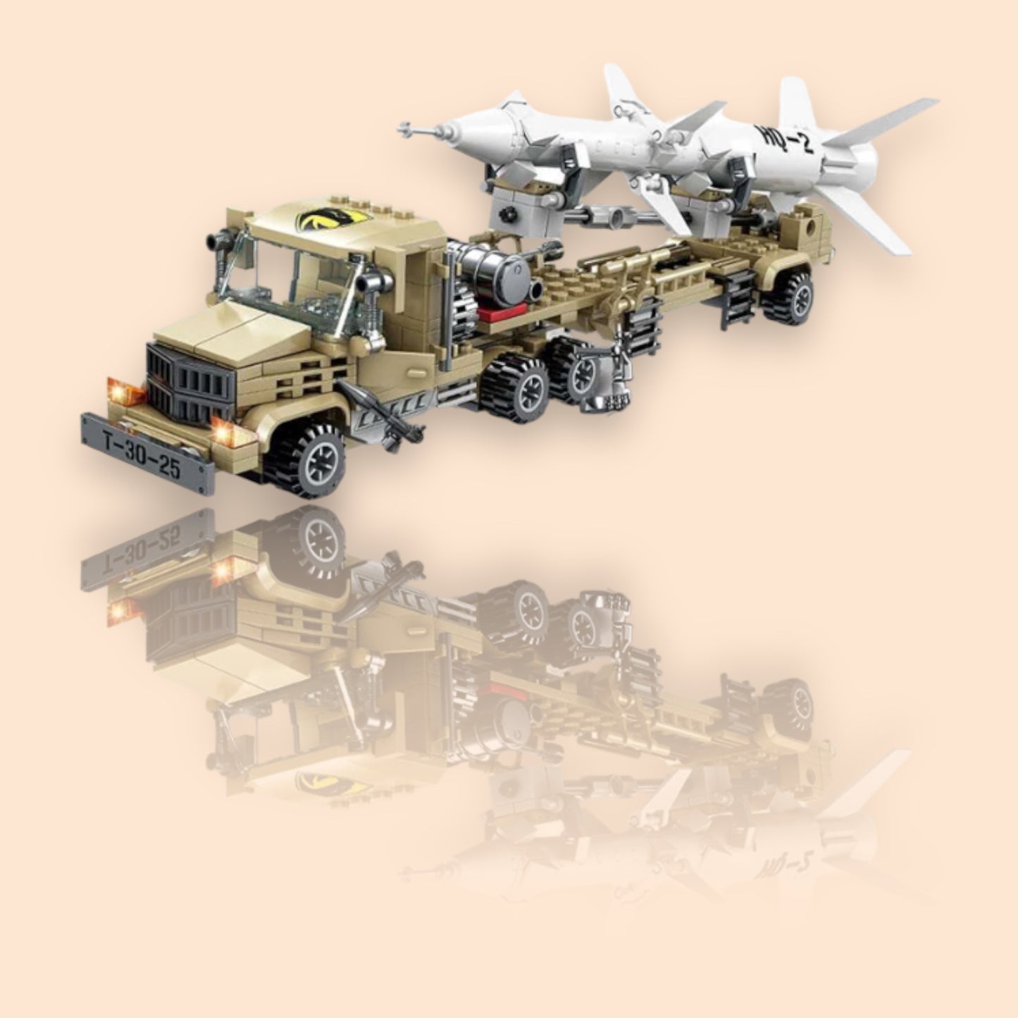 Kazi 'Military Power' Ground to Air Missile truck - KY84077 341pcs