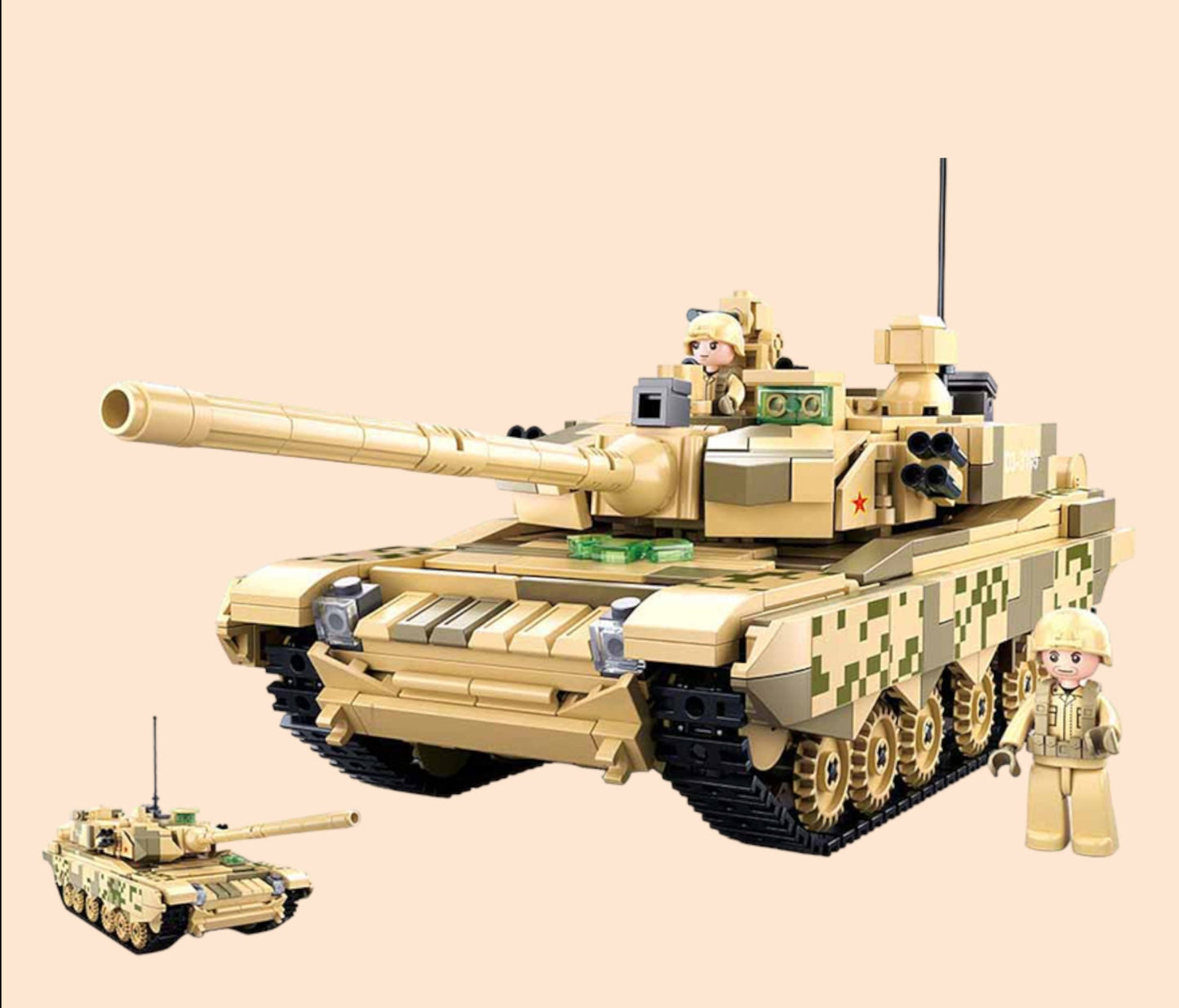 Sluban 99a Chinese main battle tank 893pcs (M38-B0790)