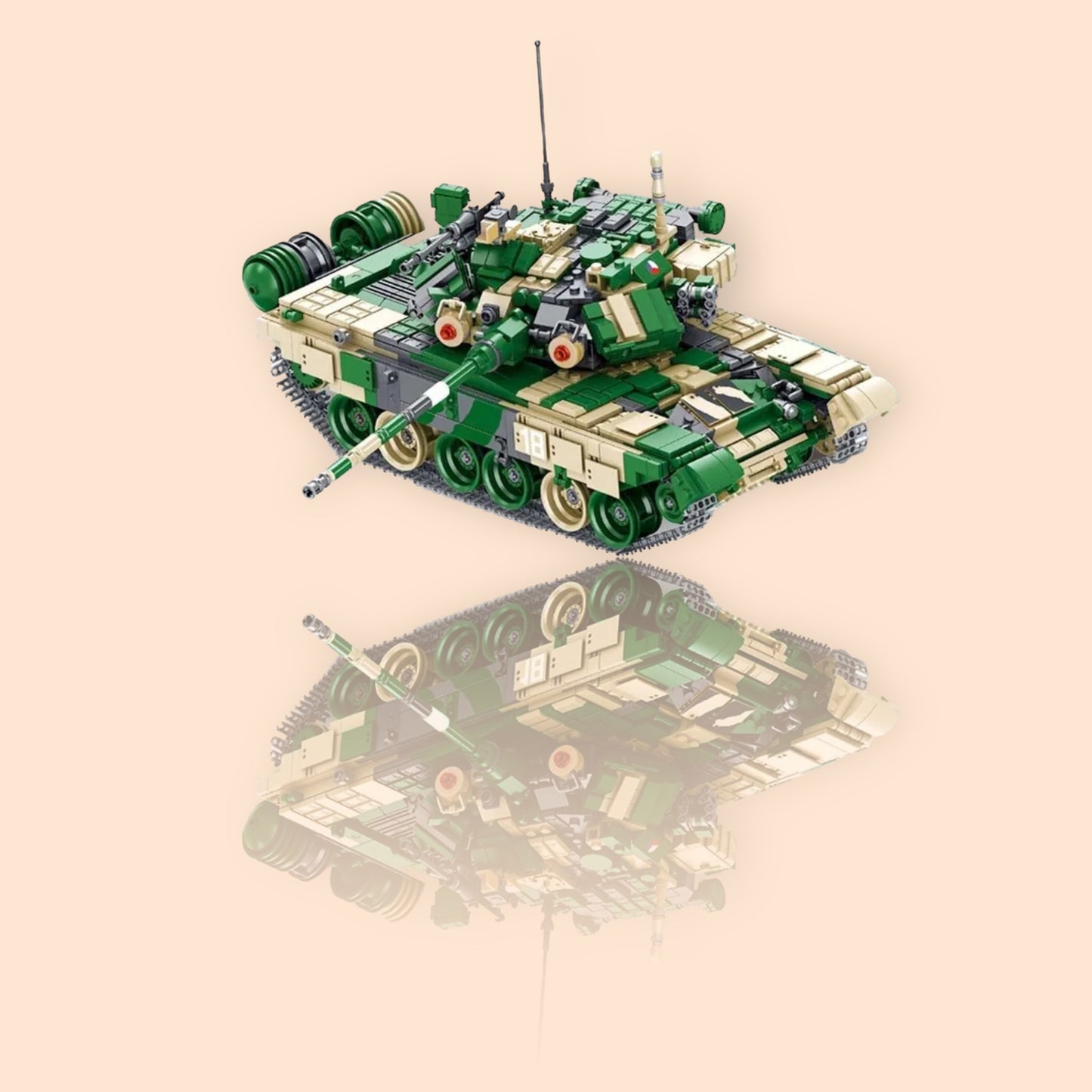 Panlos Bricks Main Battle Tank T-90 - 1773 pcs (model no 632005)