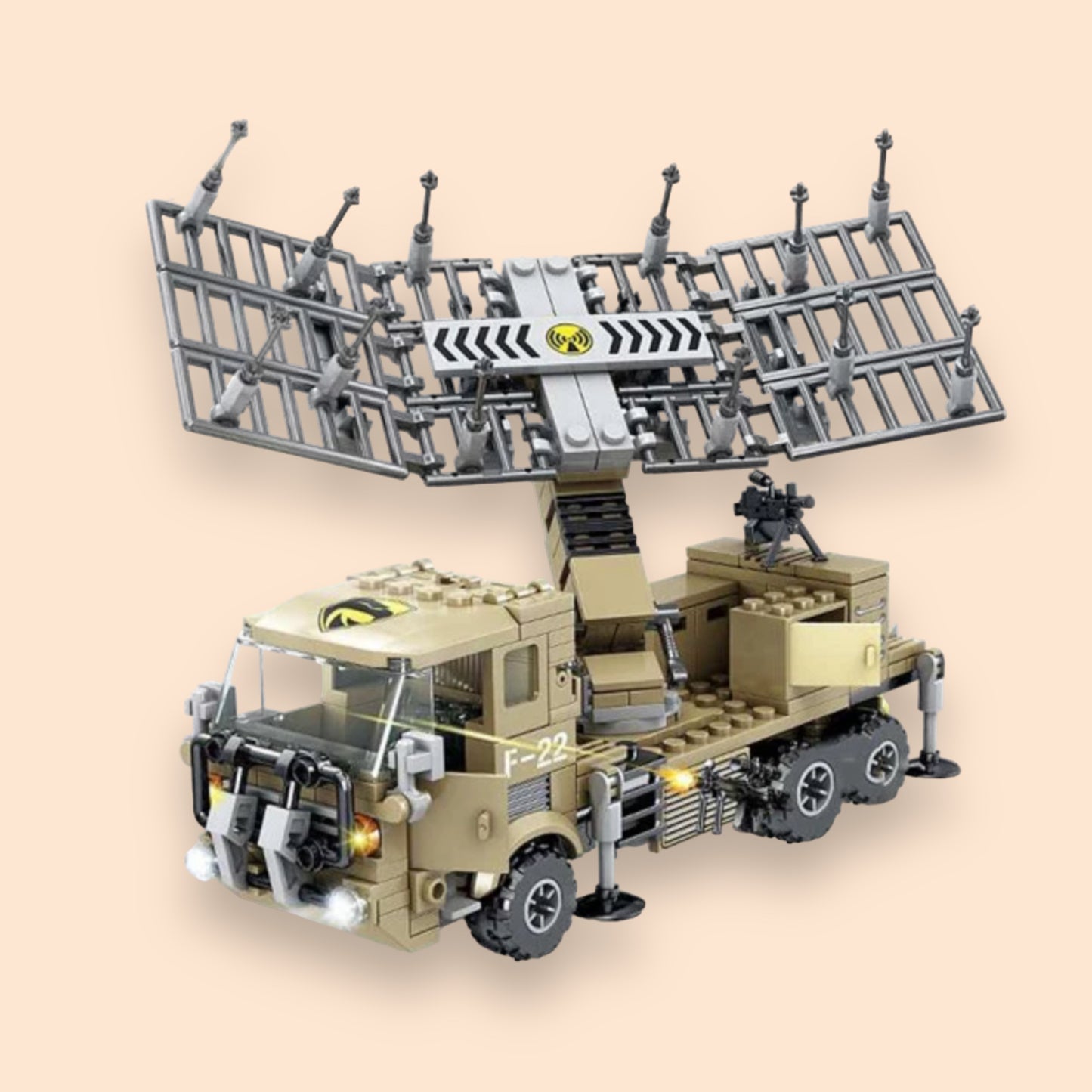 Kazi 'Military Power' National Eagle: Radar Tank - KY84076 400pcs