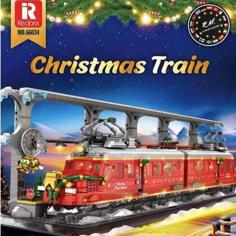 ReoBrix Christmas Train - 2292 pieces