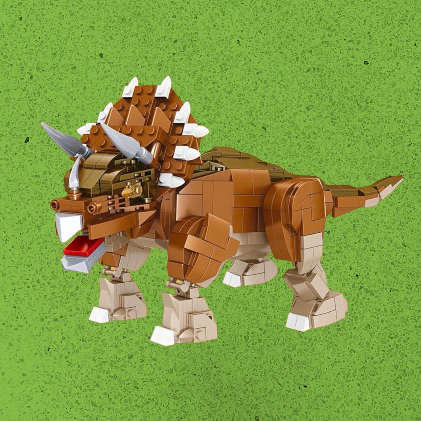 Pingao Blocks - Come Alive Series Triceratops - 426 pcs (Model Number 20017)