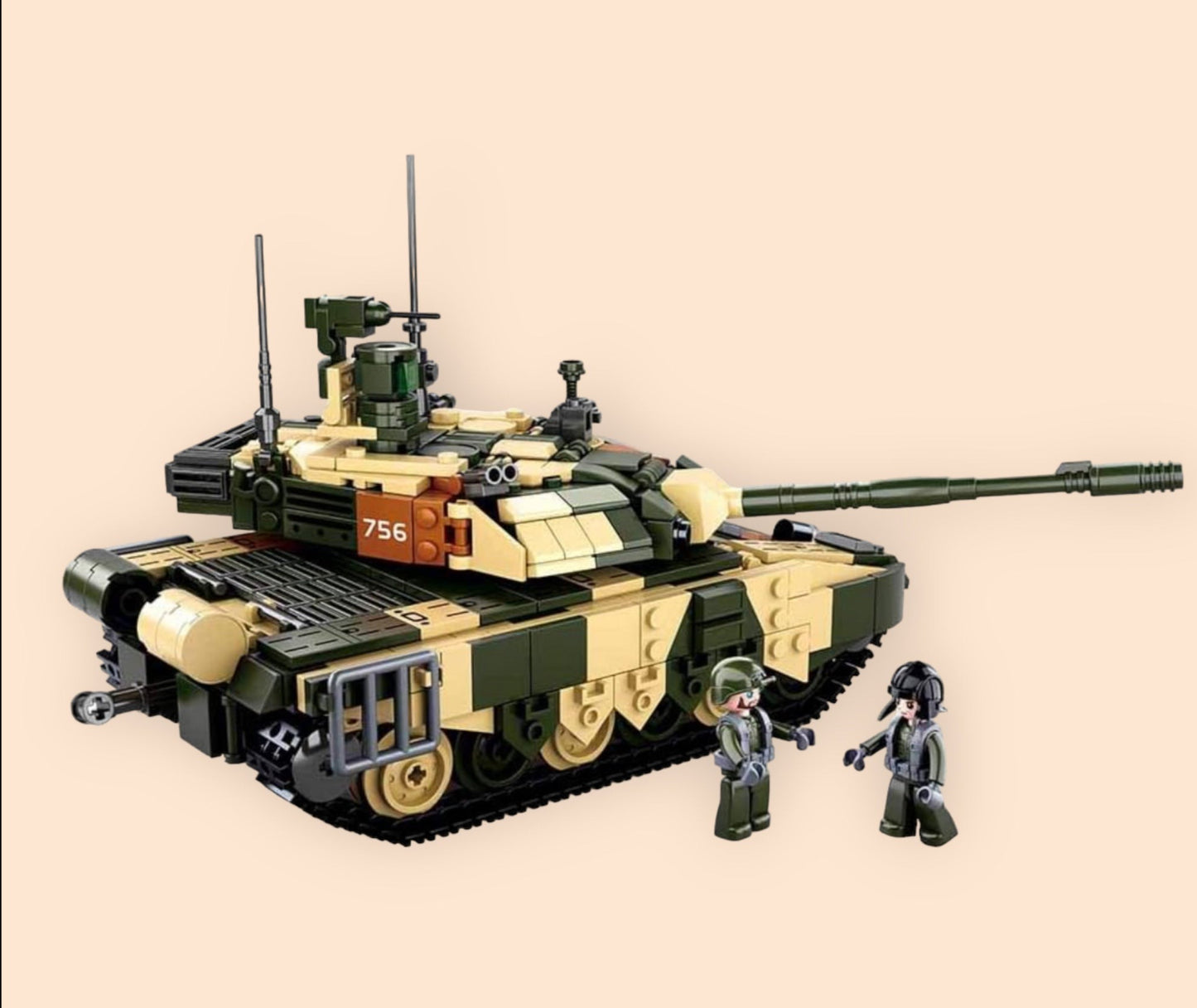 Sluban T90MS Large Battle Tank. (M38 - B0756) 758pcs