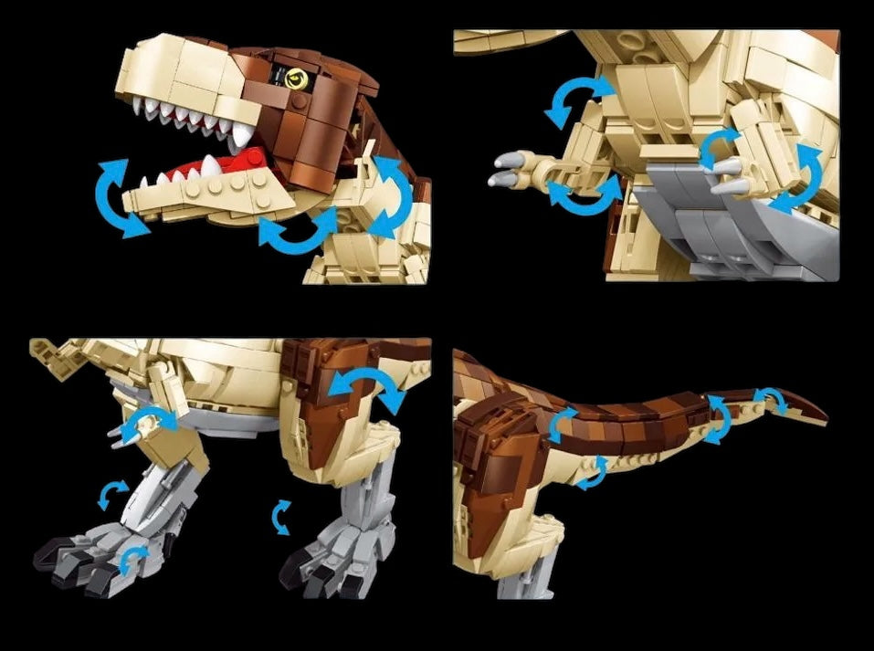 Tyrannosaurus Rex - 1228 pcs Lego style building blocks set (T2023)