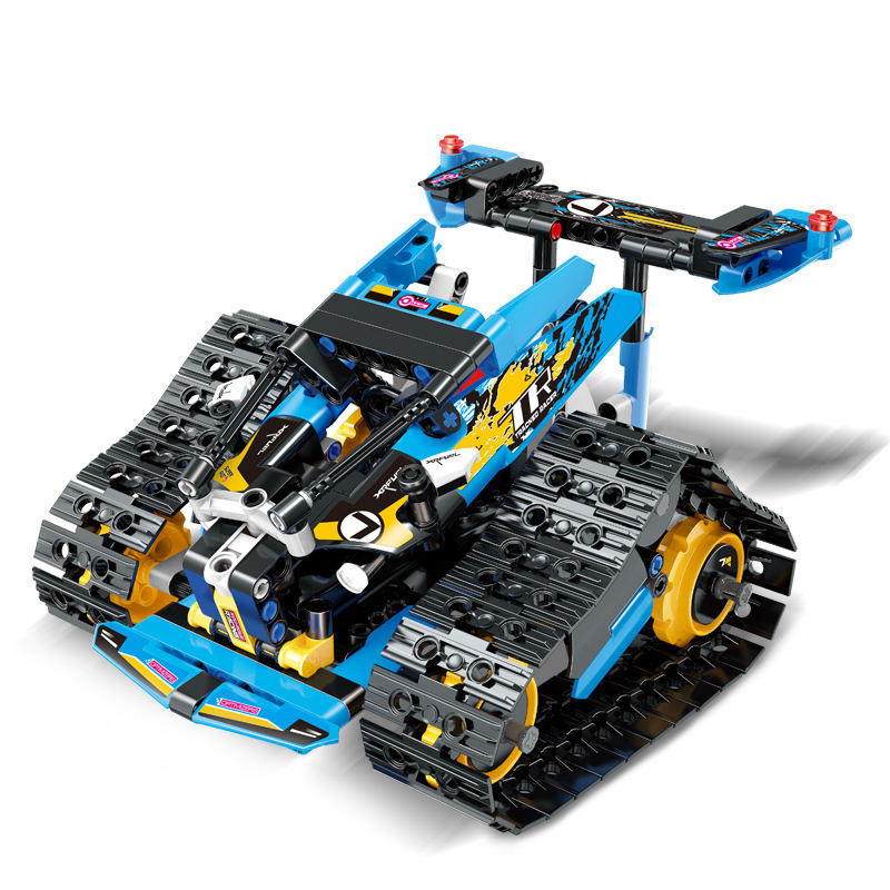 Mould King RC Car - Build it then race it - 400pcs (Blue or Red Available)