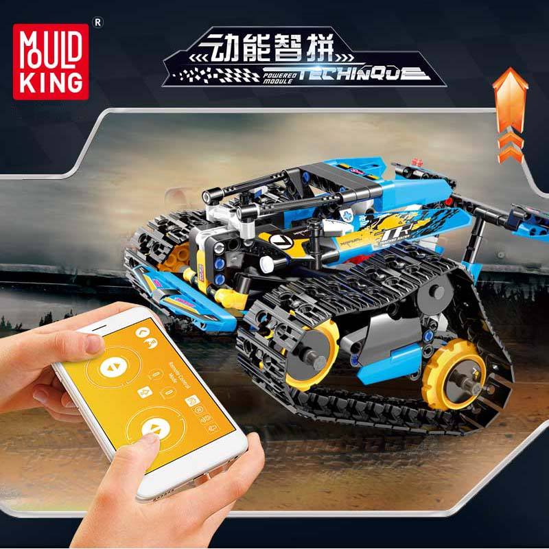 Mould King RC Car - Build it then race it - 400pcs (Blue or Red Available)