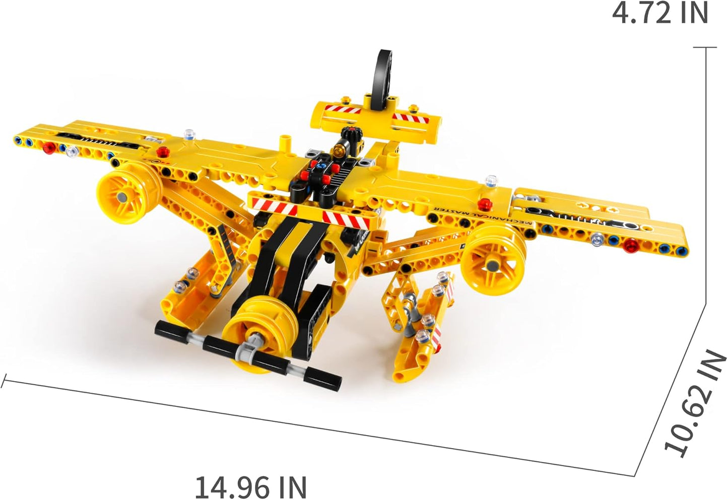 Construction Truck and Plane alternate brick building blocks - 361 pieces