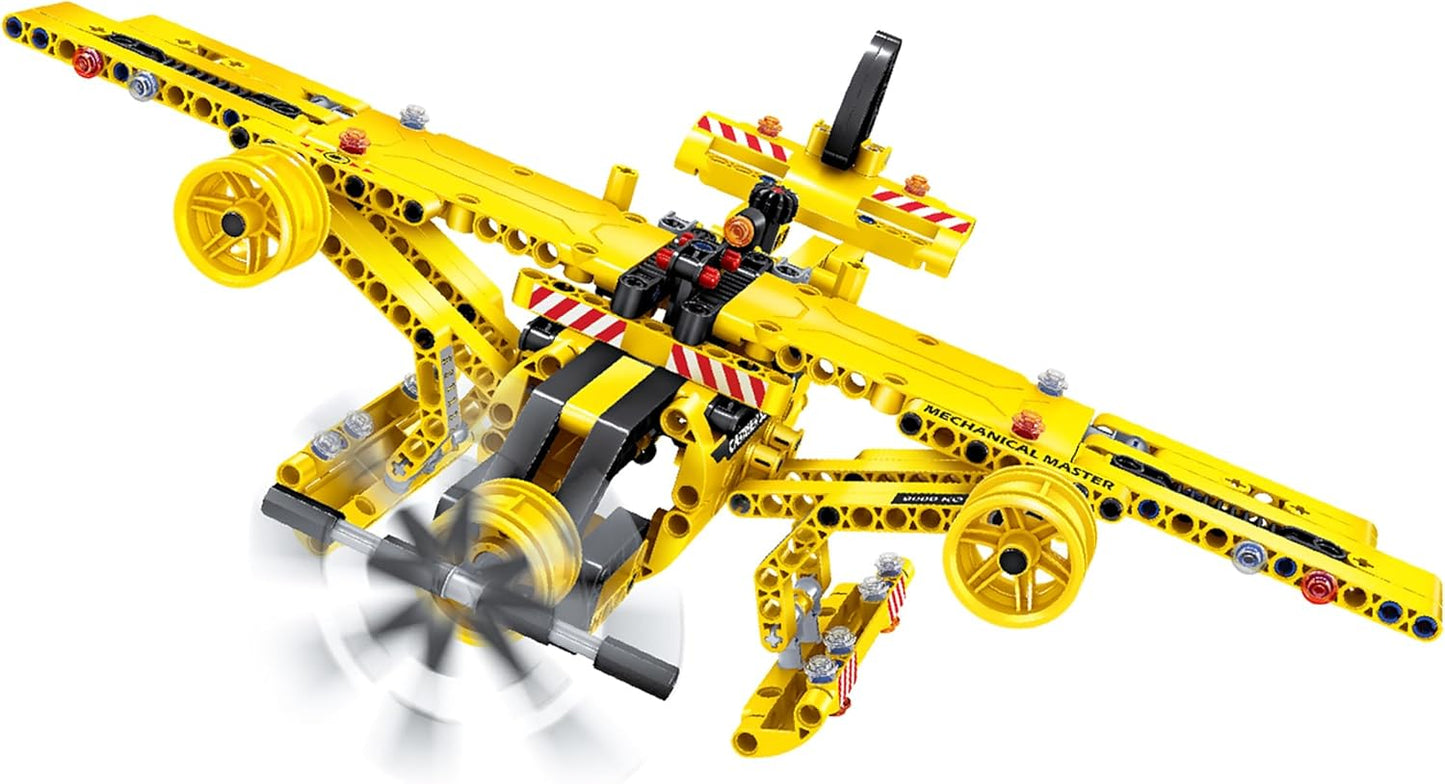 Construction Truck and Plane alternate brick building blocks - 361 pieces