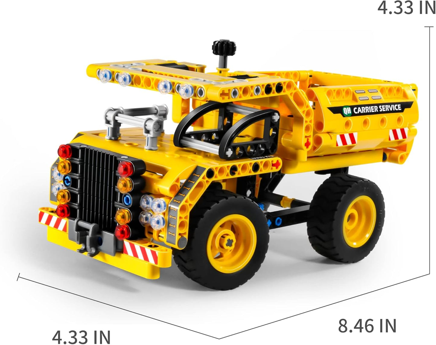 Construction Truck and Plane alternate brick building blocks - 361 pieces